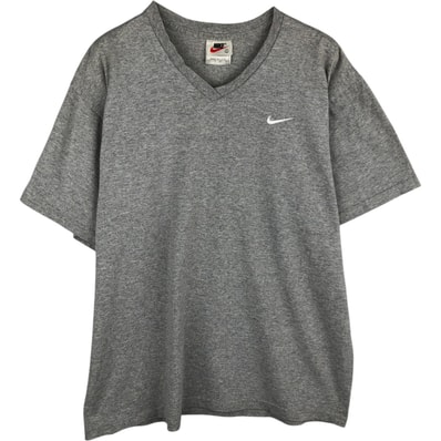 古着 90年代 ナイキ NIKE Vネック ワンポイントロゴTシャツ USA製 メンズL相当 ヴィンテージ/eaa626079