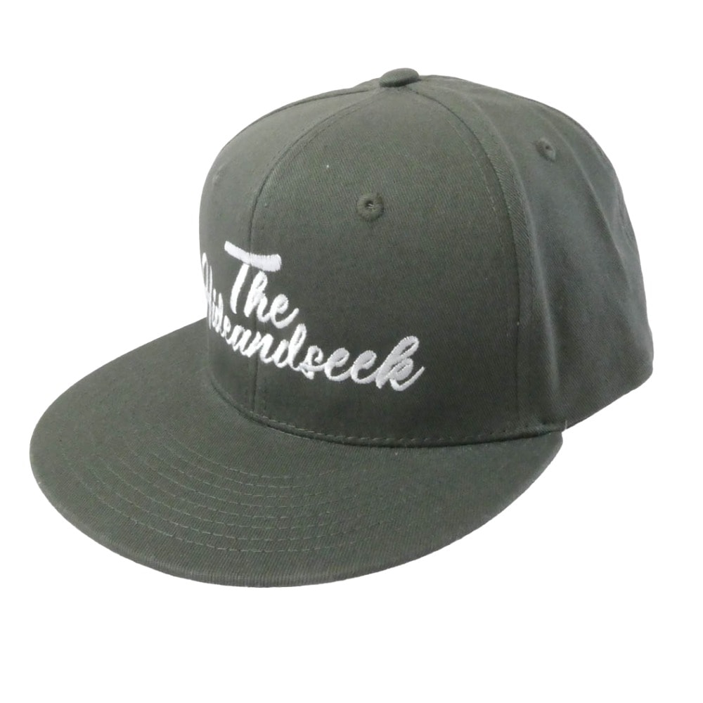 HideandSeek ハイドアンドシーク キャップ 23SS BASEBALL CAP ロゴ刺繍 ベースボール キャップ 帽子 カーキ系【新古品】【未使用】【中古】