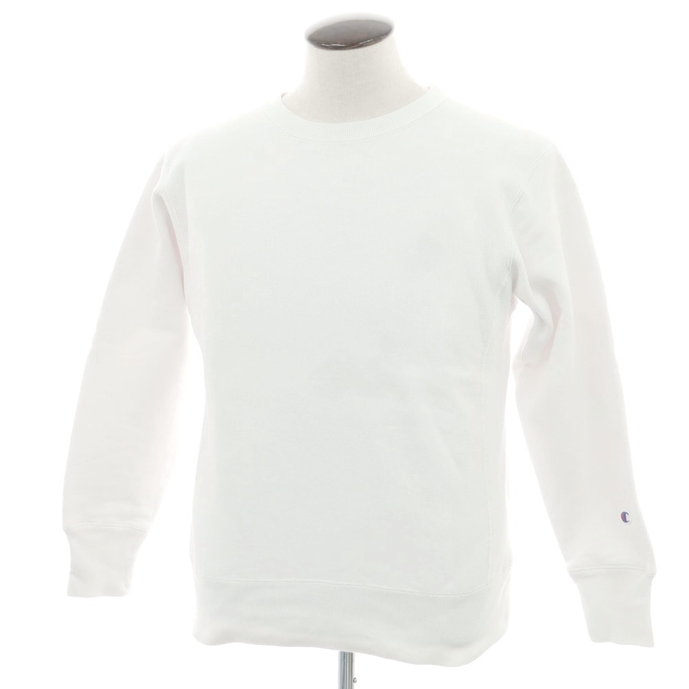 【中古】チャンピオン Champion リバースウィーブ スウェット ホワイト【サイズL】【メンズ】