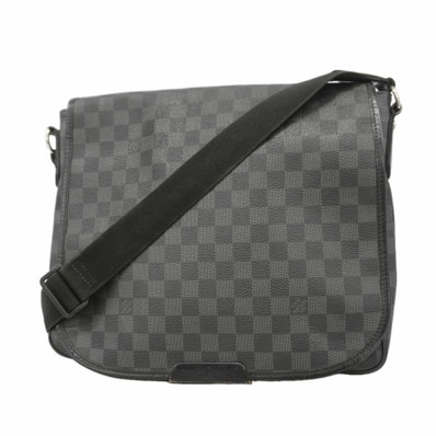 【6ib1413】ルイヴィトン ショルダーバッグ ダミエ・グラフィット ダニエルMM N58029 ブラック グレー【中古】メンズ
