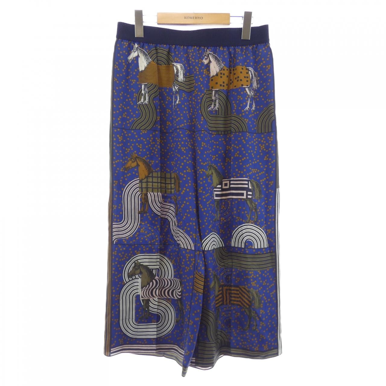 エルメス HERMES GARDE-ROBE POP 5E0438DL ツイルレーヌ パンツ