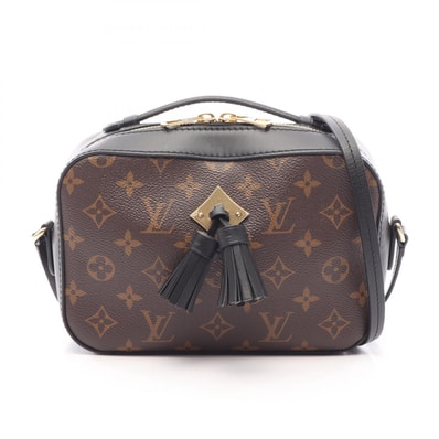 ルイ・ヴィトン LOUIS VUITTON サントンジュ 2WAY ショルダーバッグ バッグ PVCコーティングキャンバス レザー モノグラム ノワール レディース ブラウン系 / ブラック系 M43555 【中古】