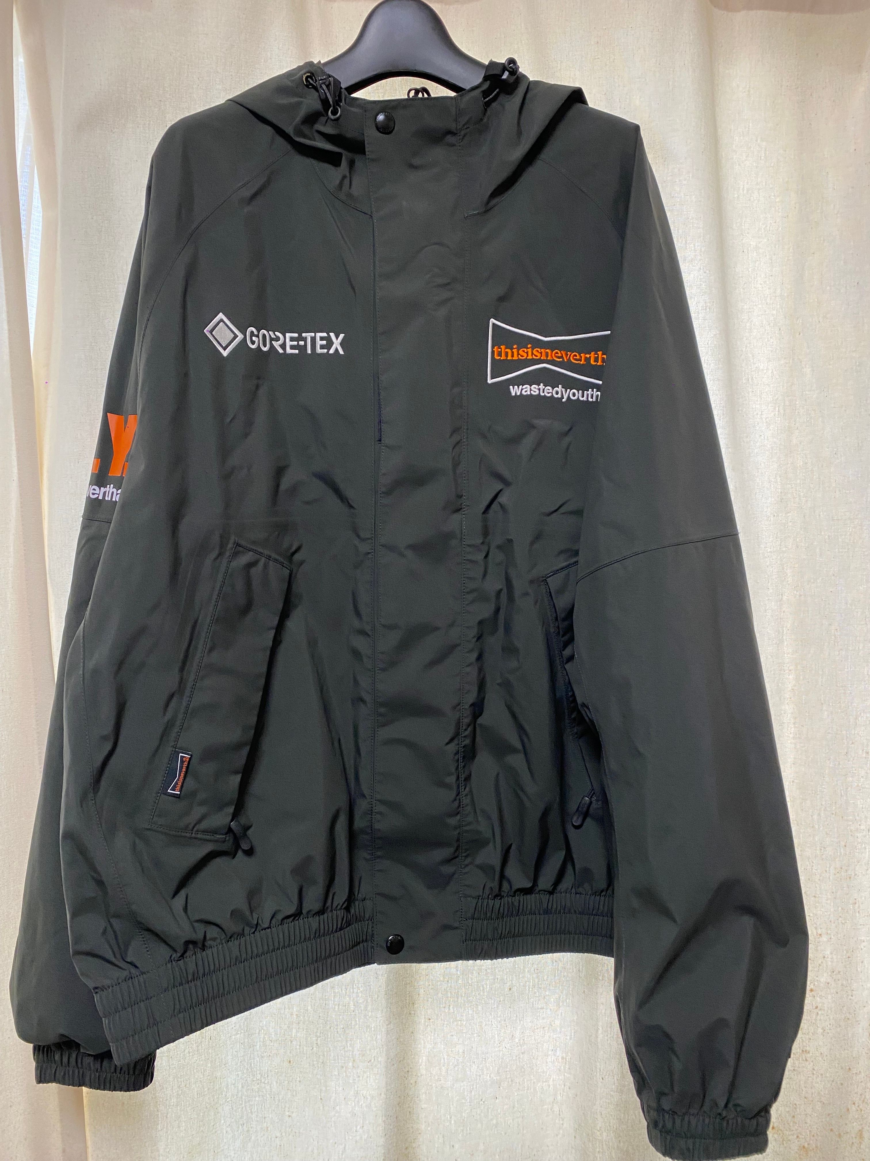 Wasted Youth x thisisneverthat GORE-TEX BACK LIGHT JACKET "Black" / VERDY