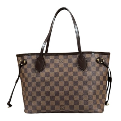 ルイヴィトン ネヴァーフルPM ダミエ トートバッグ ダミエキャンバス N51109 ブラウン レディース LOUIS VUITTON 中古