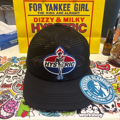 HYSTERIC GLAMOUR Dynamite Angel Patch All Mesh Cap "Black"