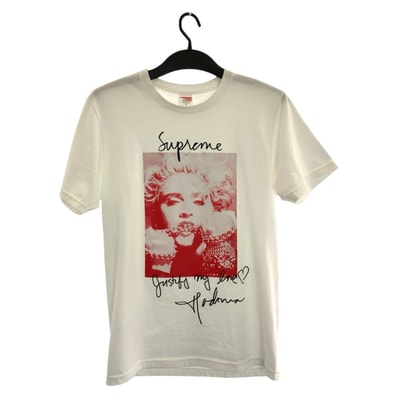 Supreme シュプリーム マドンナ サイズS ホワイト コットン 半袖Tシャツ 603189 【中古】