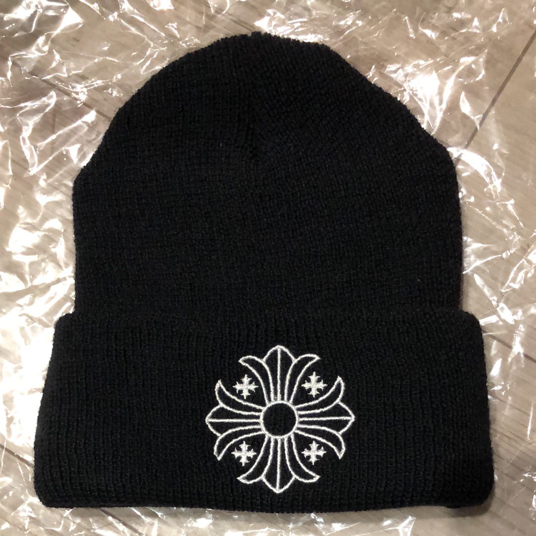 Chrome Hearts Wool Watch Cap CH Plus "Black/White"