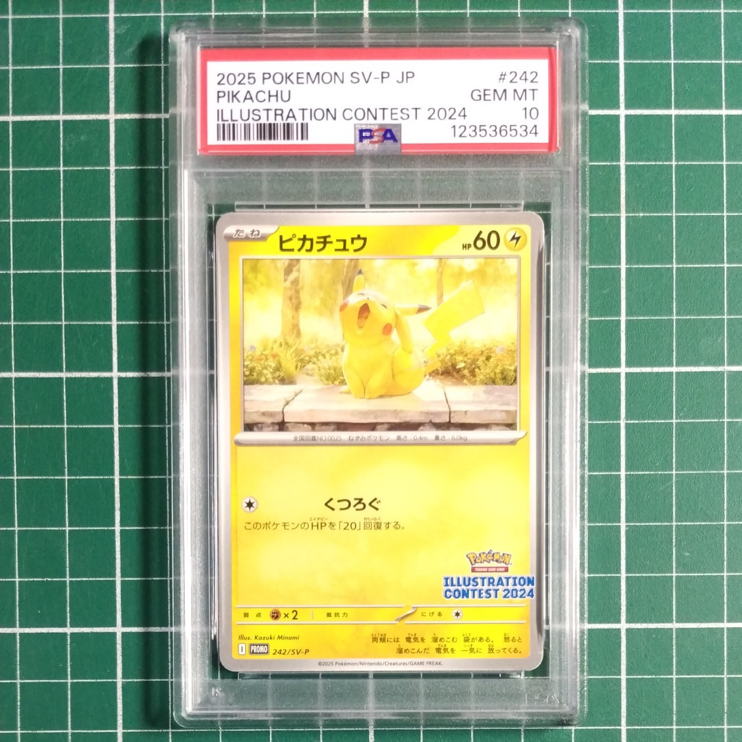 ピカチュウ [SV-P 242](プロモカードパック「イラストレーションコンテスト 2024 受賞作品プロモカード化記念キャンペーン」)