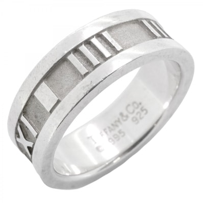 【6jdb0489-k】ティファニー リング アトラス シルバー925 11.5号【中古】レディース