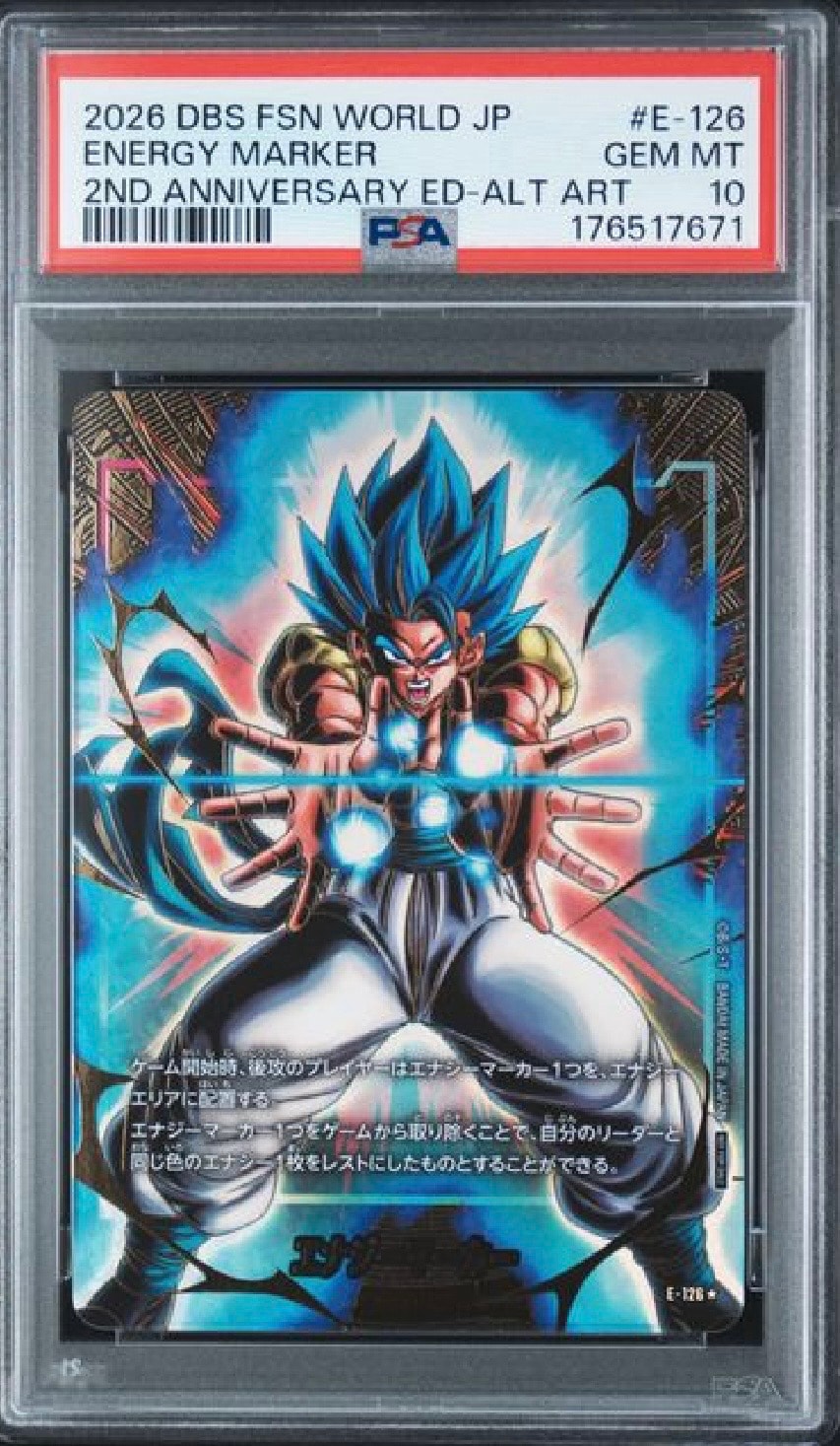 PSA10】エナジーマーカー：ゴジータ ☆ [E-126](プロモーションカード