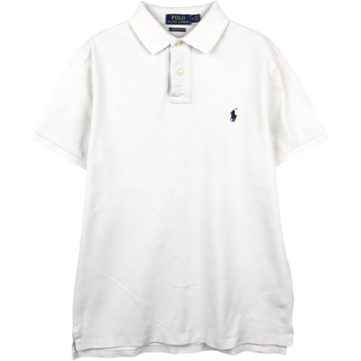 古着 ラルフローレン Ralph Lauren POLO RALPH LAUREN CUSTOM SLIM FIT 半袖 ポロシャツ メンズM相当/eaa656997