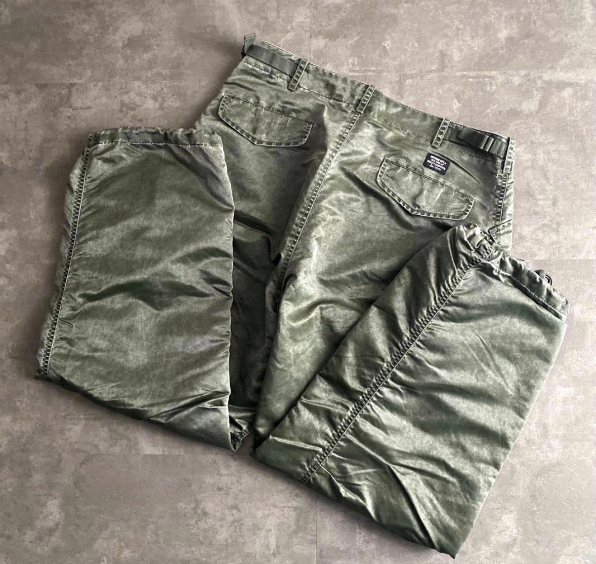 Supreme Washed Flight Satin Cargo Pant "Olive"