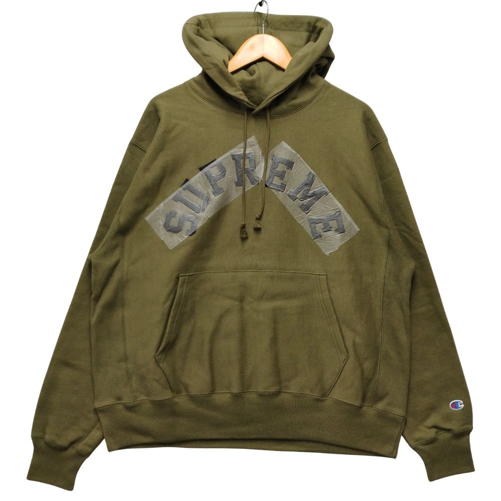 SUPREME シュプリーム 25SS Champion Hooded Sweatshirt チャンピオン アーチロゴ スウェット パーカー 50958