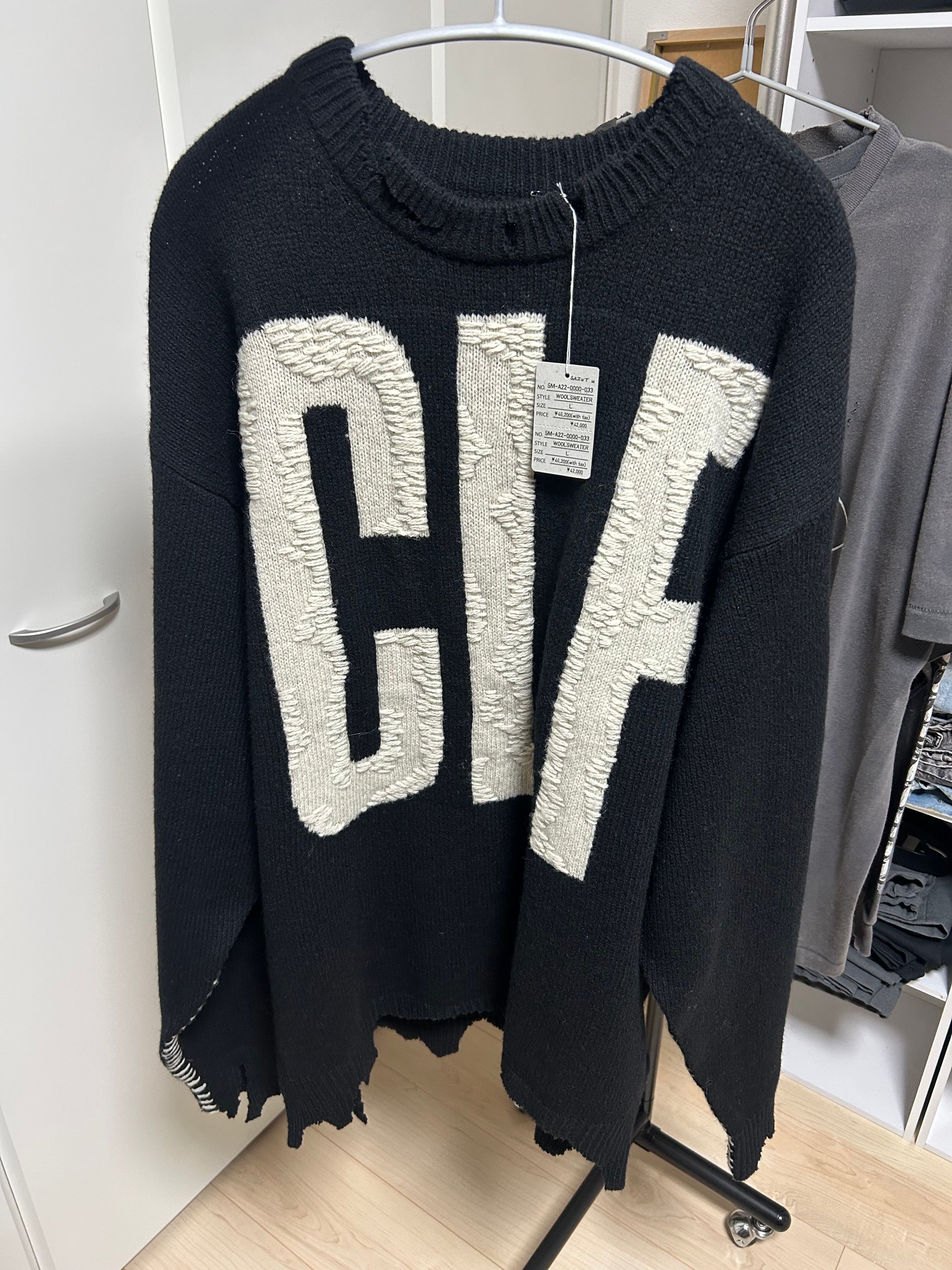 SAINT Mxxxxxx  Knit CLF "Black"