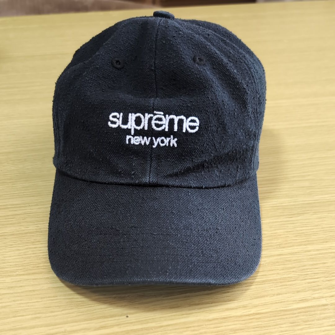 Supreme Classic Logo 6-Panel "Black"