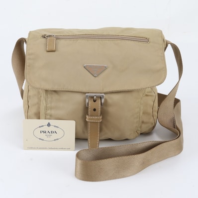 ■美品 プラダ テスート ナイロントライアングルロゴ BT8994