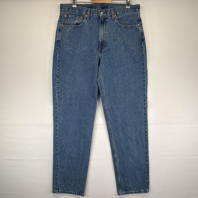 古着 リーバイス Levi's デニムパンツ 550 テーパード ジーンズ ジーパン 5ポケット 長ズボン ロング w36 L36 ブルー メンズ