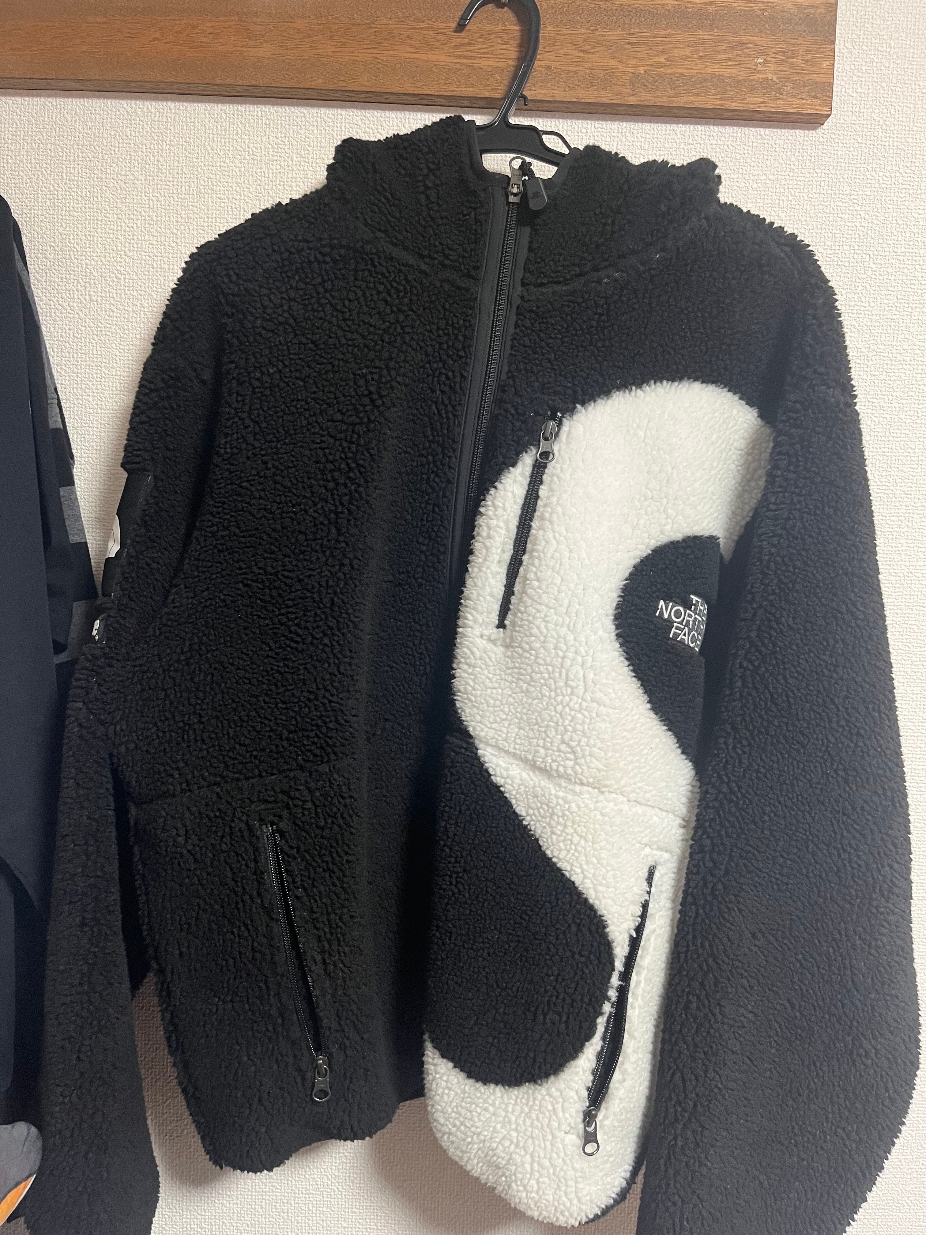 Supreme x The North Face S Logo Hooded Fleece Jacket "Black"