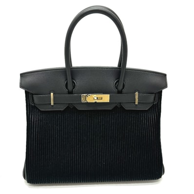 エルメス HERMES バーキン30 コートアコート カバン トートバッグ ハンドバッグ ヴォースイフト B刻 ブラック 未使用