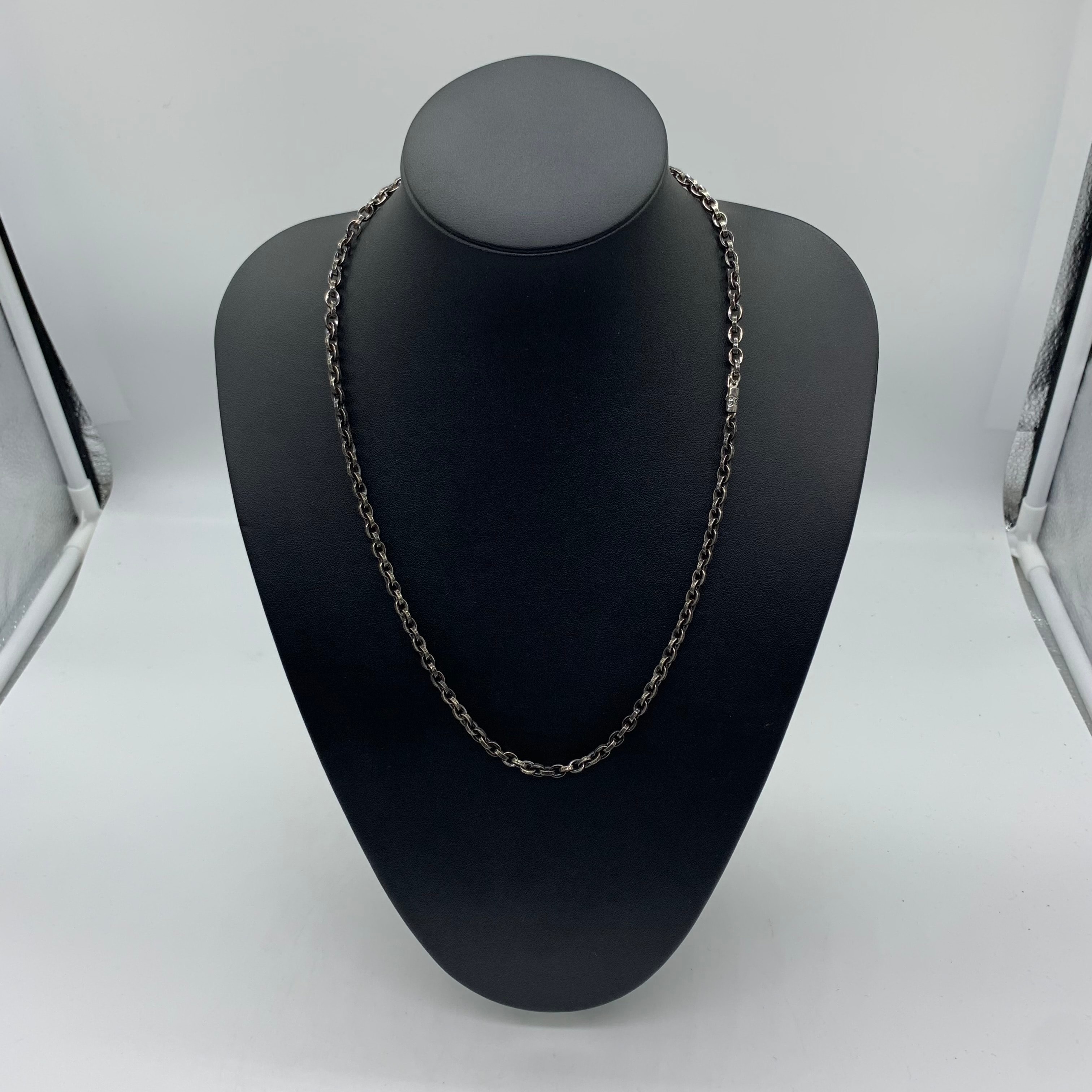 Chrome Hearts Paper Chain Necklace "Silver"