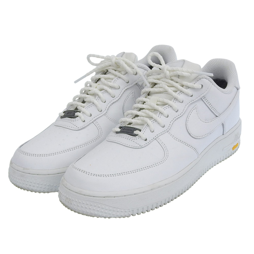 ナイキ 美品 AIR FORCE 1 GTX VIBRAM レザー シューズ メンズ ホワイト 26cm HV5953-100 8(US)