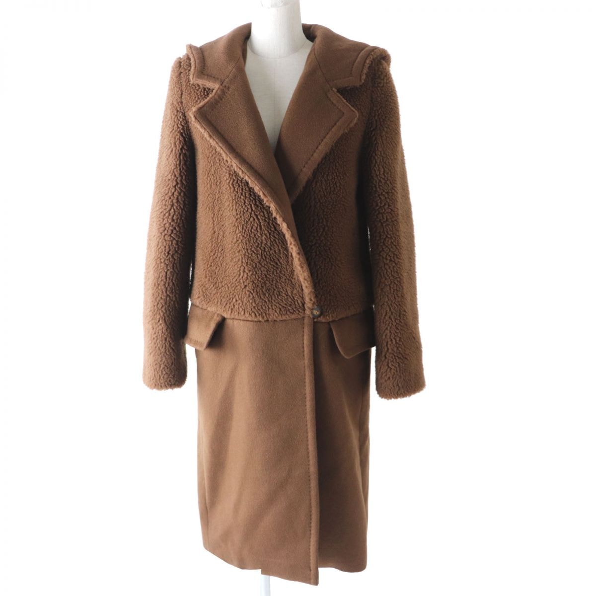 【ドンドン見直し】極美品◎正規品 伊製 ＭaxMara  白タグ コート