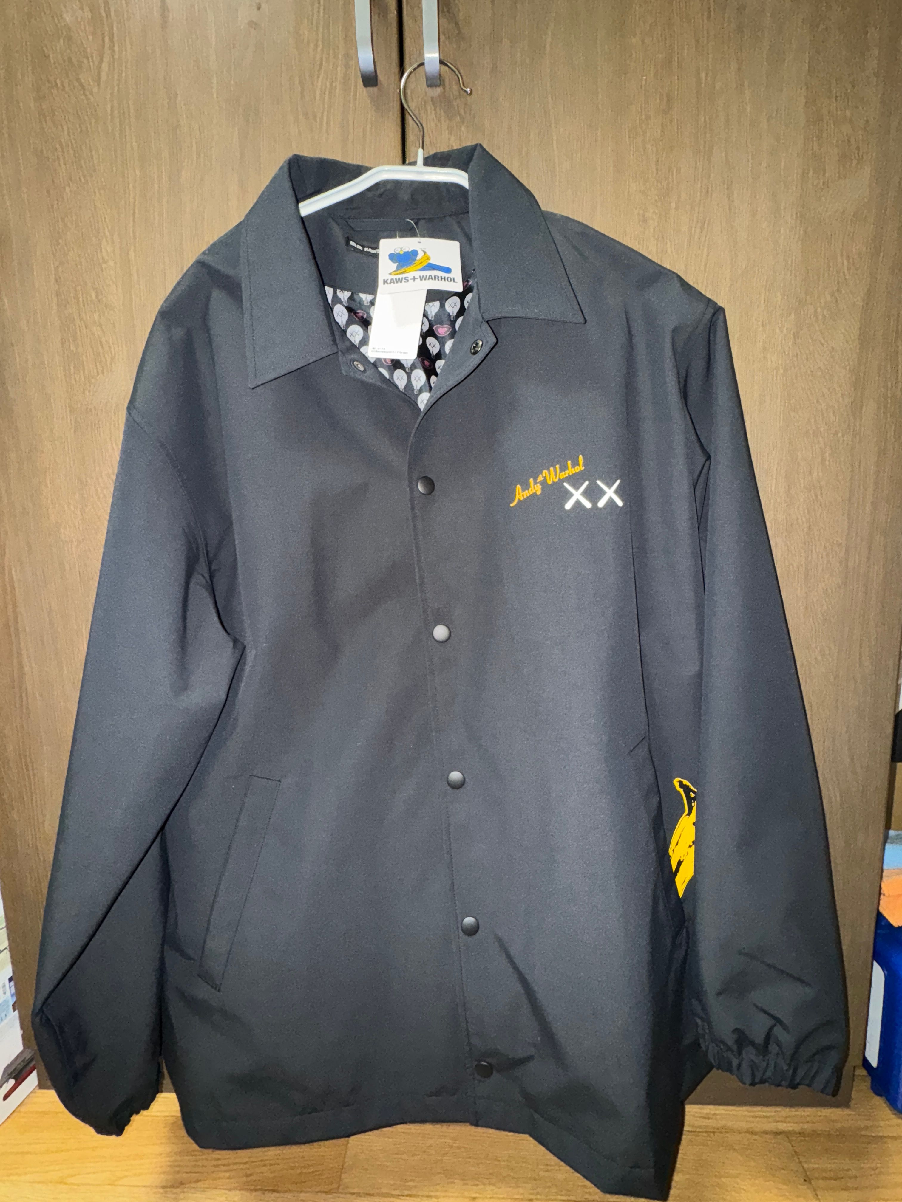 Uniqlo x KAWS x WARHOL Coach Jacket "Black"