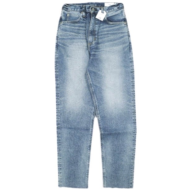 新品 HYKE ハイク 日本製 TAPERED UWB 13oz カットオフテーパードデニムパンツ 13168 - 6928 28 USED WASH BLUE 定価31,900円 ジップフライ ジーンズ ボトムス g23056