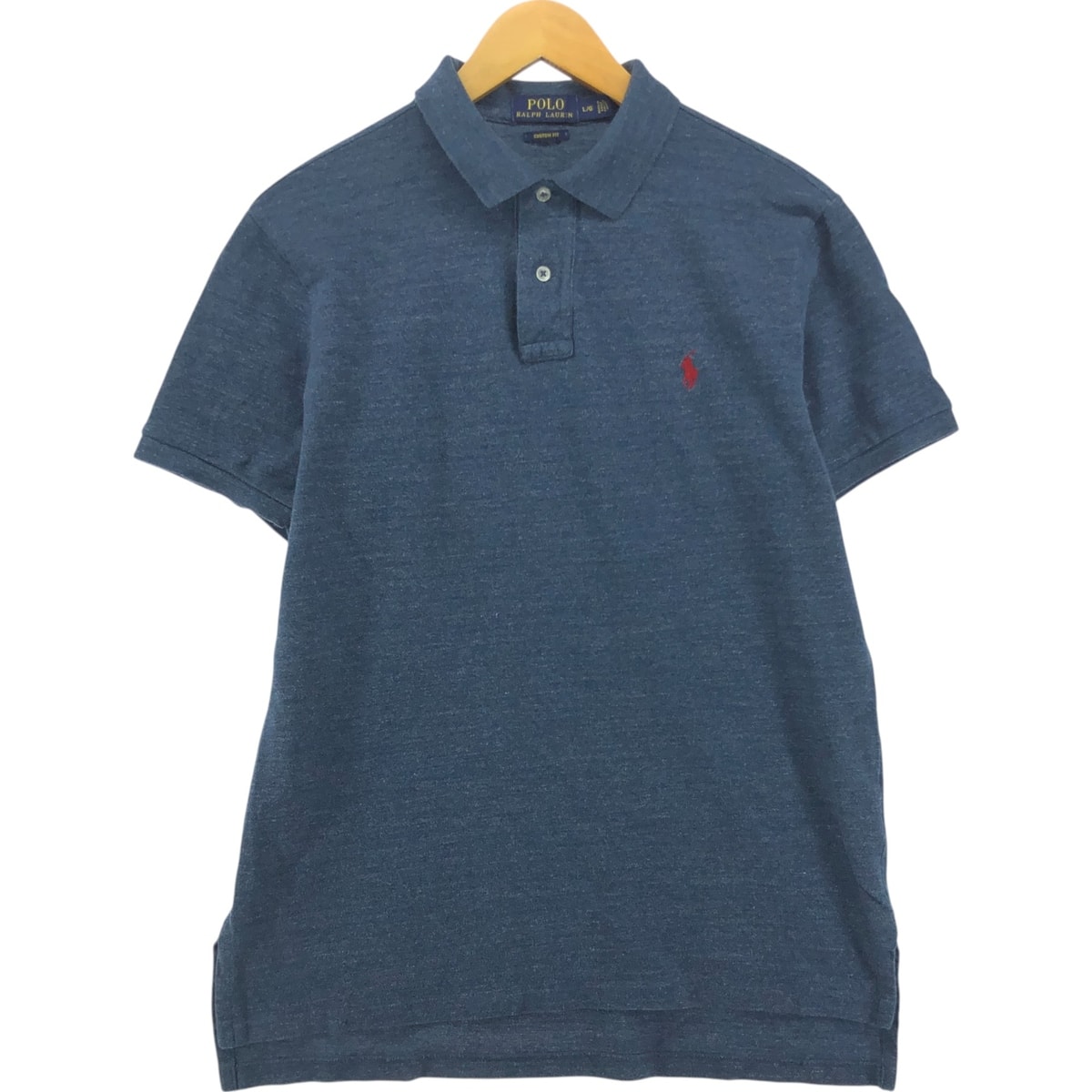 古着 ラルフローレン Ralph Lauren POLO RALPH LAUREN CUSTOM FIT 半袖 ポロシャツ メンズL相当/eaa556306