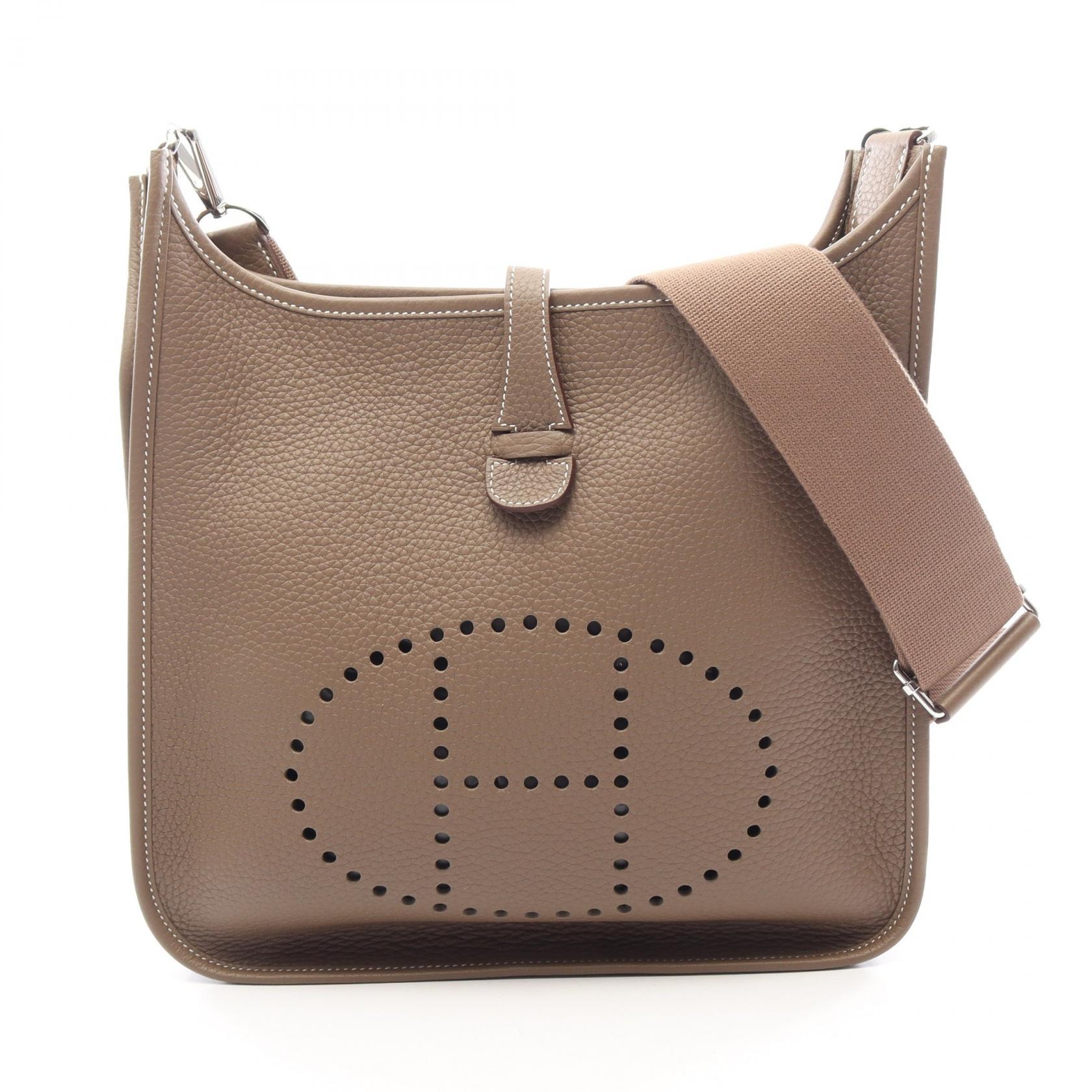 エルメス HERMES エヴリン 3 トロワ PM ショルダーバッグ バッグ レザー トリヨンクレマンス トリヨンクレマンス エトゥープ K刻印(2025年製造) レディース グレー系 056277CK 【中古】