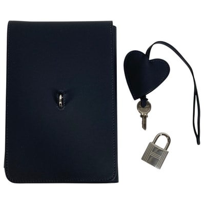 エルメス HERMES カルネ シークレット ハート ノート メモ帳 ステーショナリー ケース ノートカバー スイフト K刻 アルドワーズ ブラック 未使用