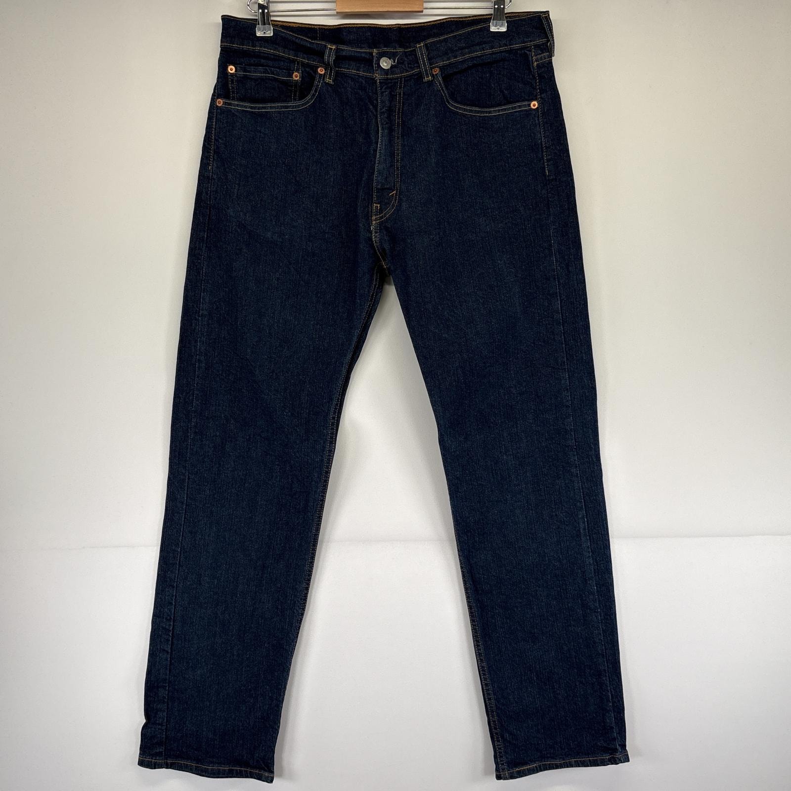 古着 リーバイス Levi's デニムパンツ 505 ストレート ジップフライ 5ポケット ジーンズ ジーパン w36 L32 ブルー メンズ