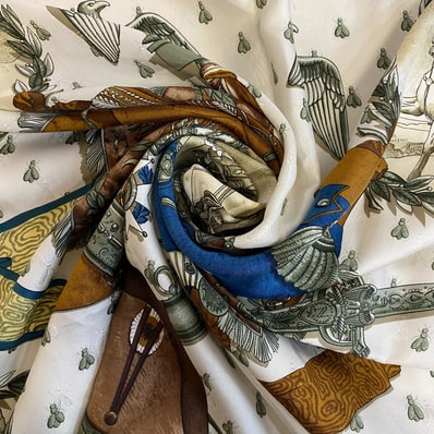 エルメス HERMES スカーフ NAPOLEON ナポレオン カレ90 ピンク