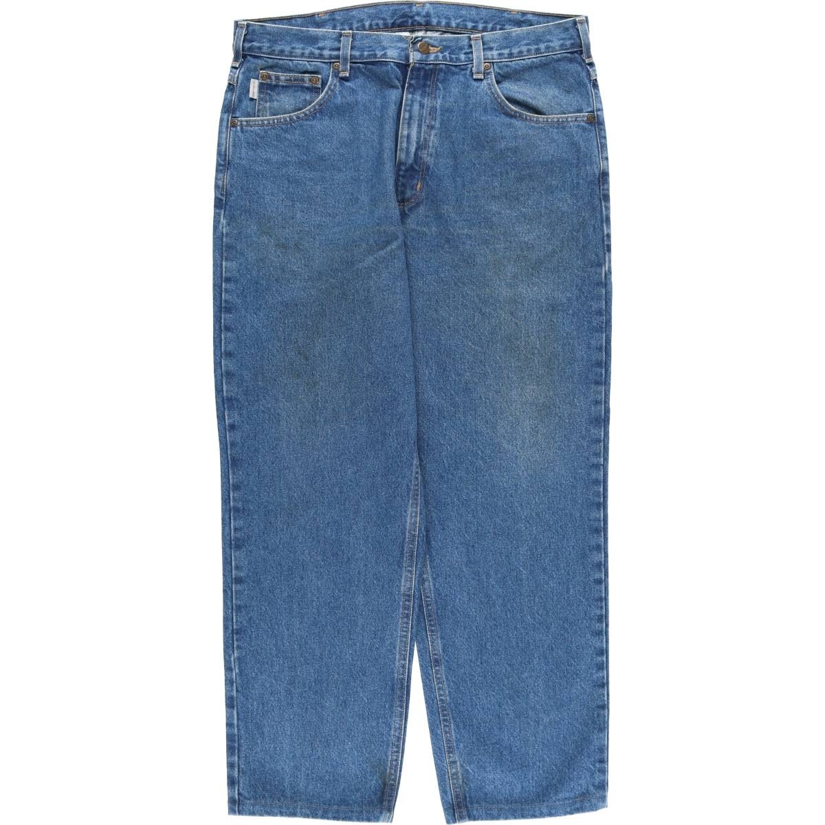 古着 カーハート Carhartt RELAXED FIT テーパードデニムパンツ メンズw36相当/eaa458675