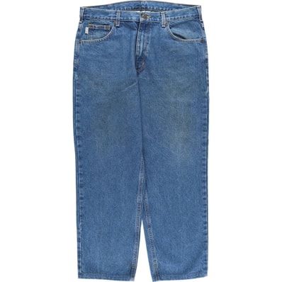 古着 カーハート Carhartt RELAXED FIT テーパードデニムパンツ メンズw36相当/eaa458675