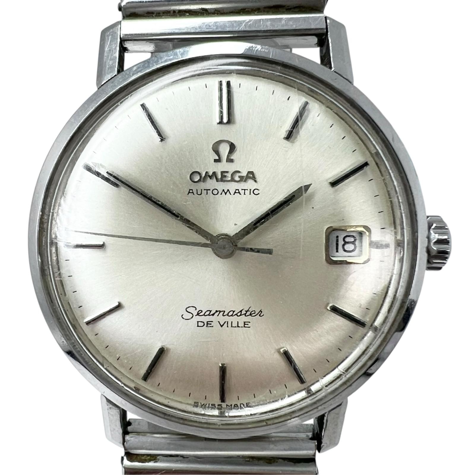 OMEGA オメガ シーマスター デヴィル 腕時計 ステンレススチール シルバー 自動巻き シルバー文字盤 メンズ 1960年代製造【中古】