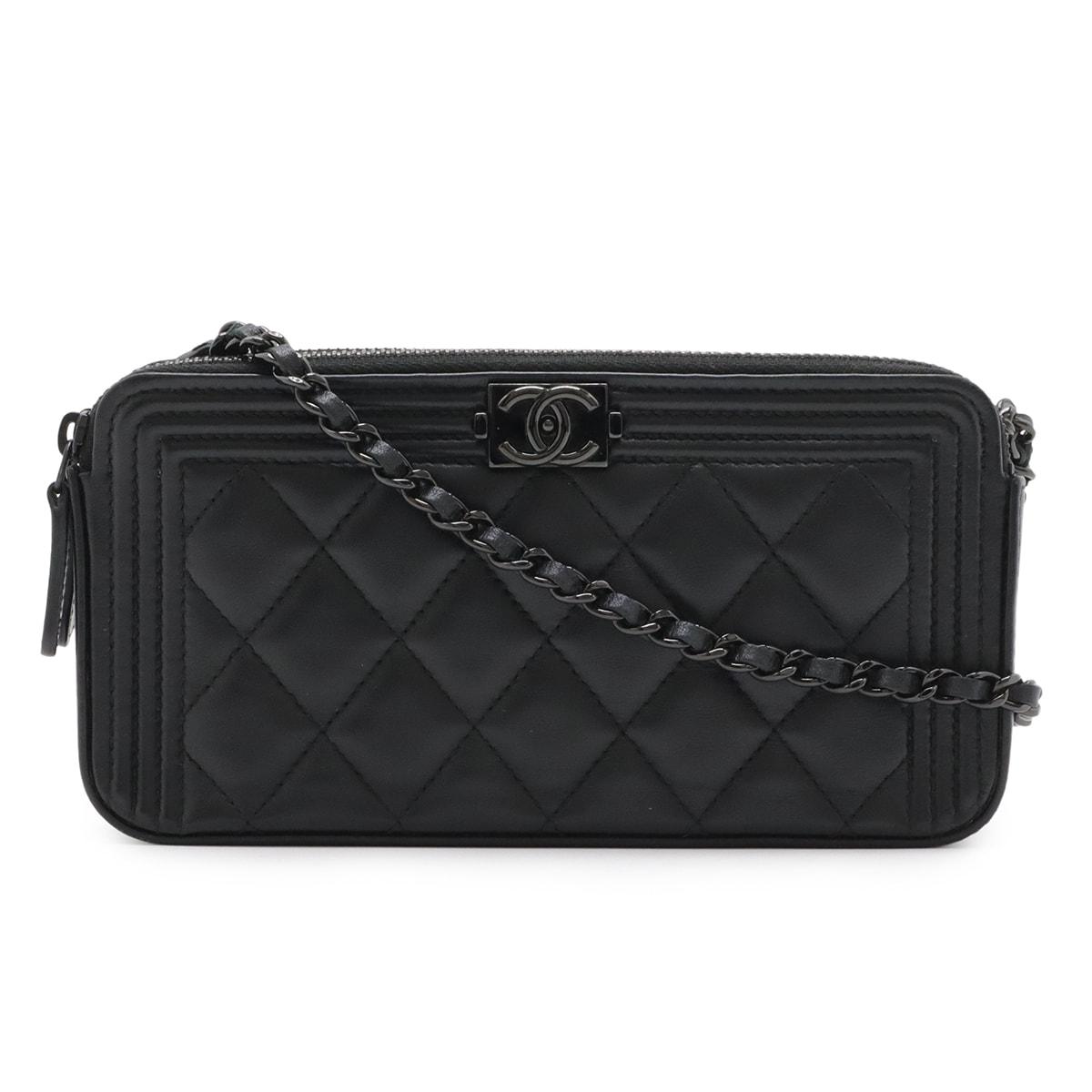 シャネル ボーイシャネル A84069 ショルダーバッグ レディース