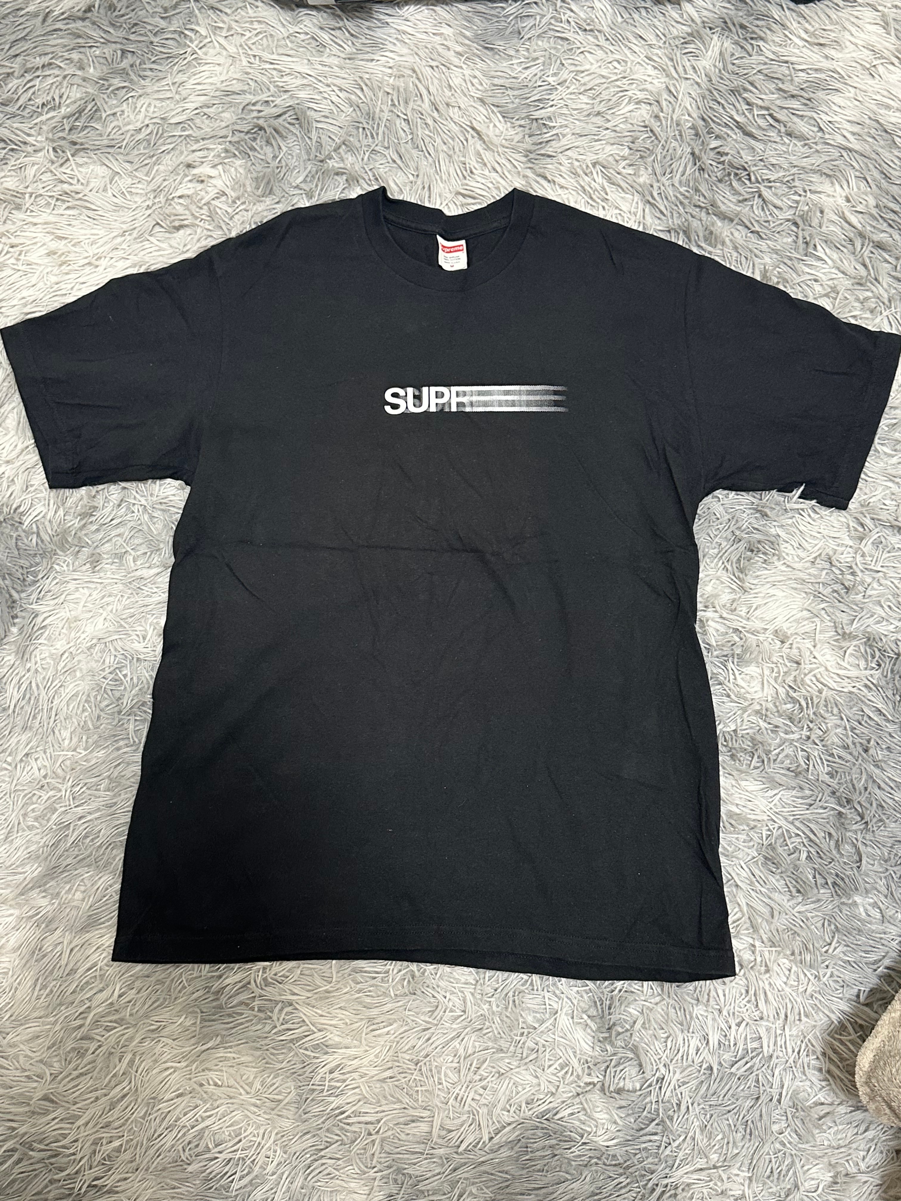 Supreme Motion Logo Tee "Black" (23SS)