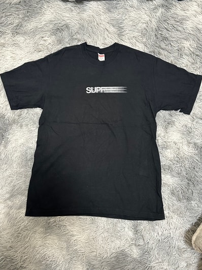 Supreme Motion Logo Tee "Black" (23SS)
