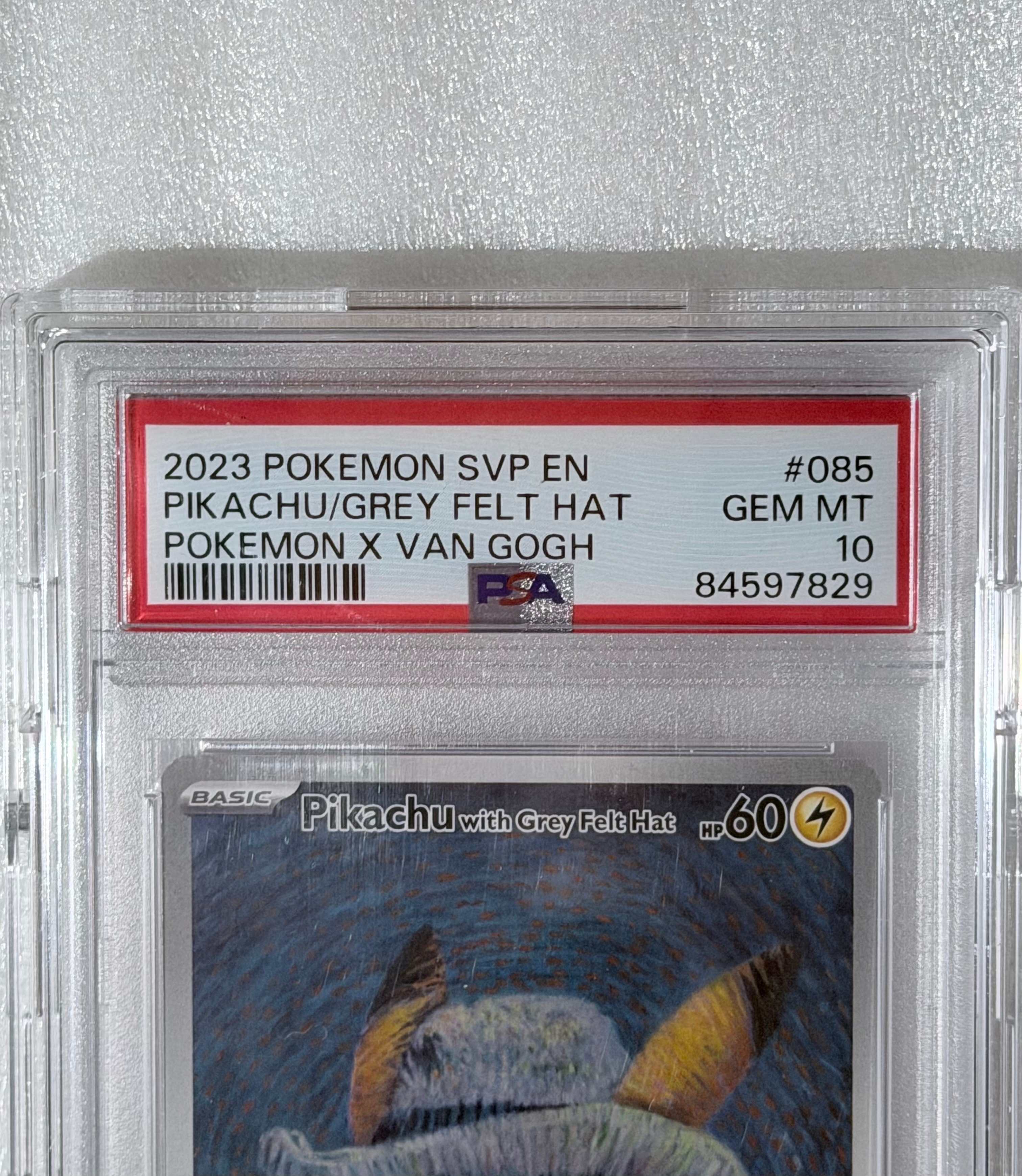 PSA10】ピカチュウ : プロモ [SVP EN 085](「ゴッホ展