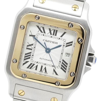 ☆良品 カルティエ サントスガルベLM W20058C4 メンズ 【中古】