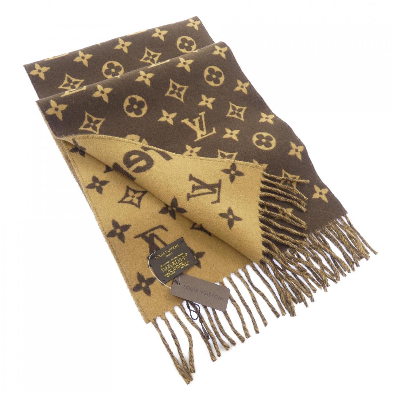 ルイヴィトン LOUIS VUITTON モノグラム マフラー MP1891 SUPREME MUFFLER