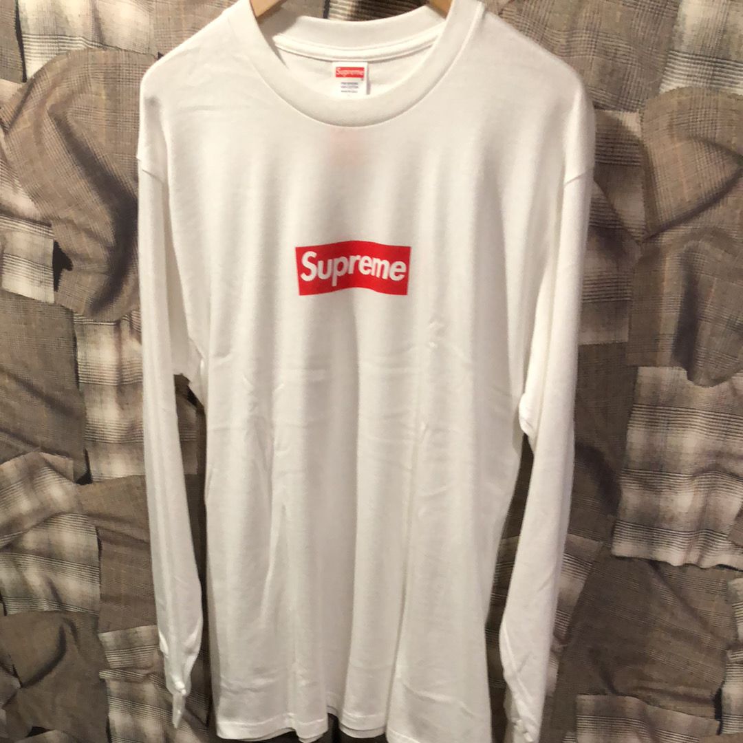 Supreme Box Logo L/S Tee "White"