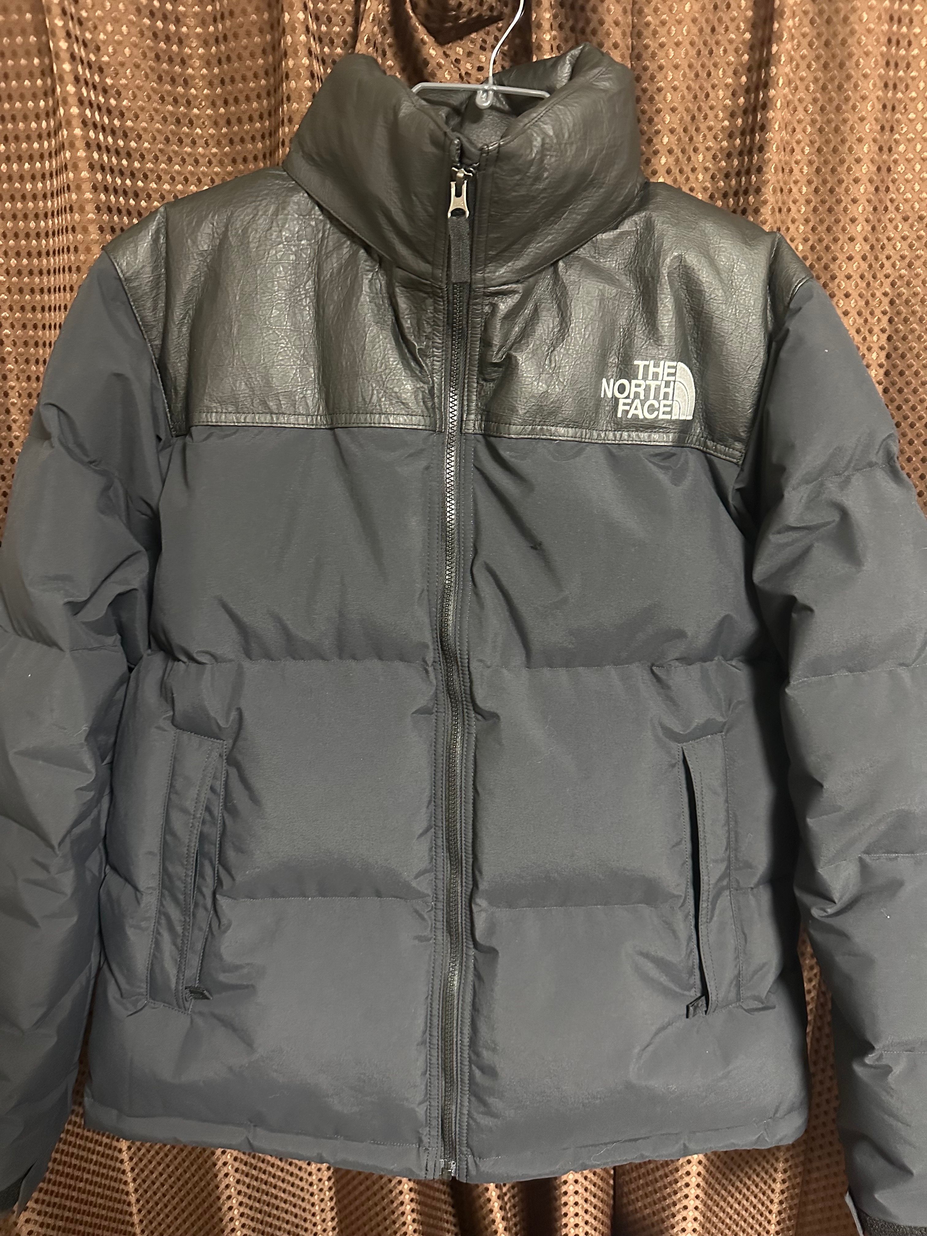 The North Face ALTER Exclusive GTX Leather Nuptse Jacket "Black"