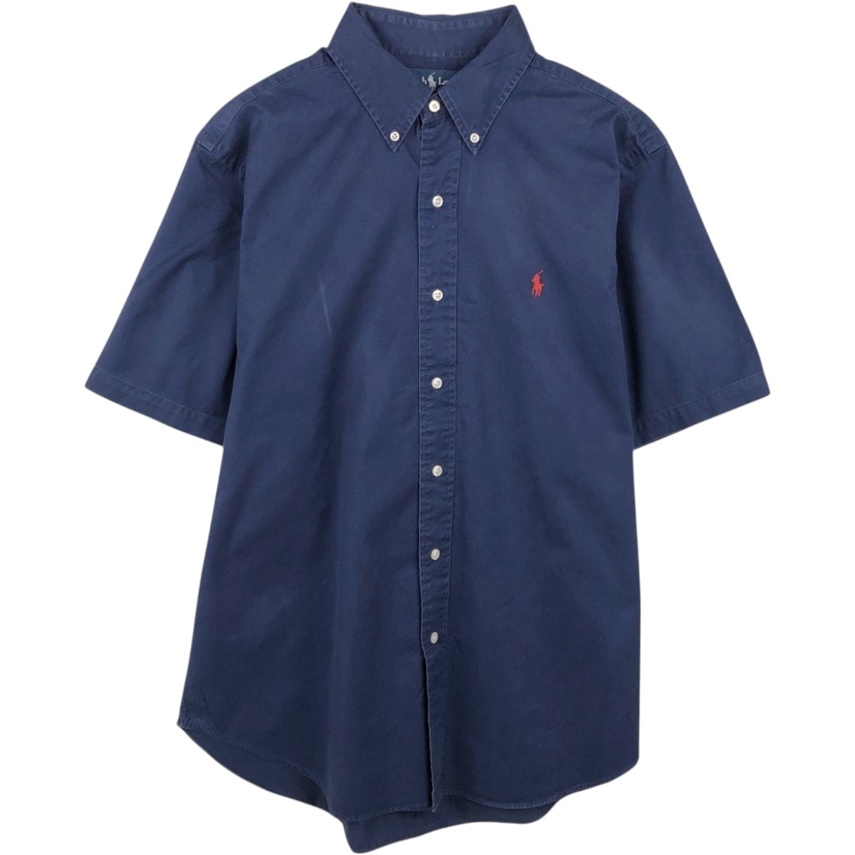 古着 ラルフローレン Ralph Lauren CLASSIC FIT クラシックフィット 半袖 ボタンダウンシャツ メンズL相当/eaa668657