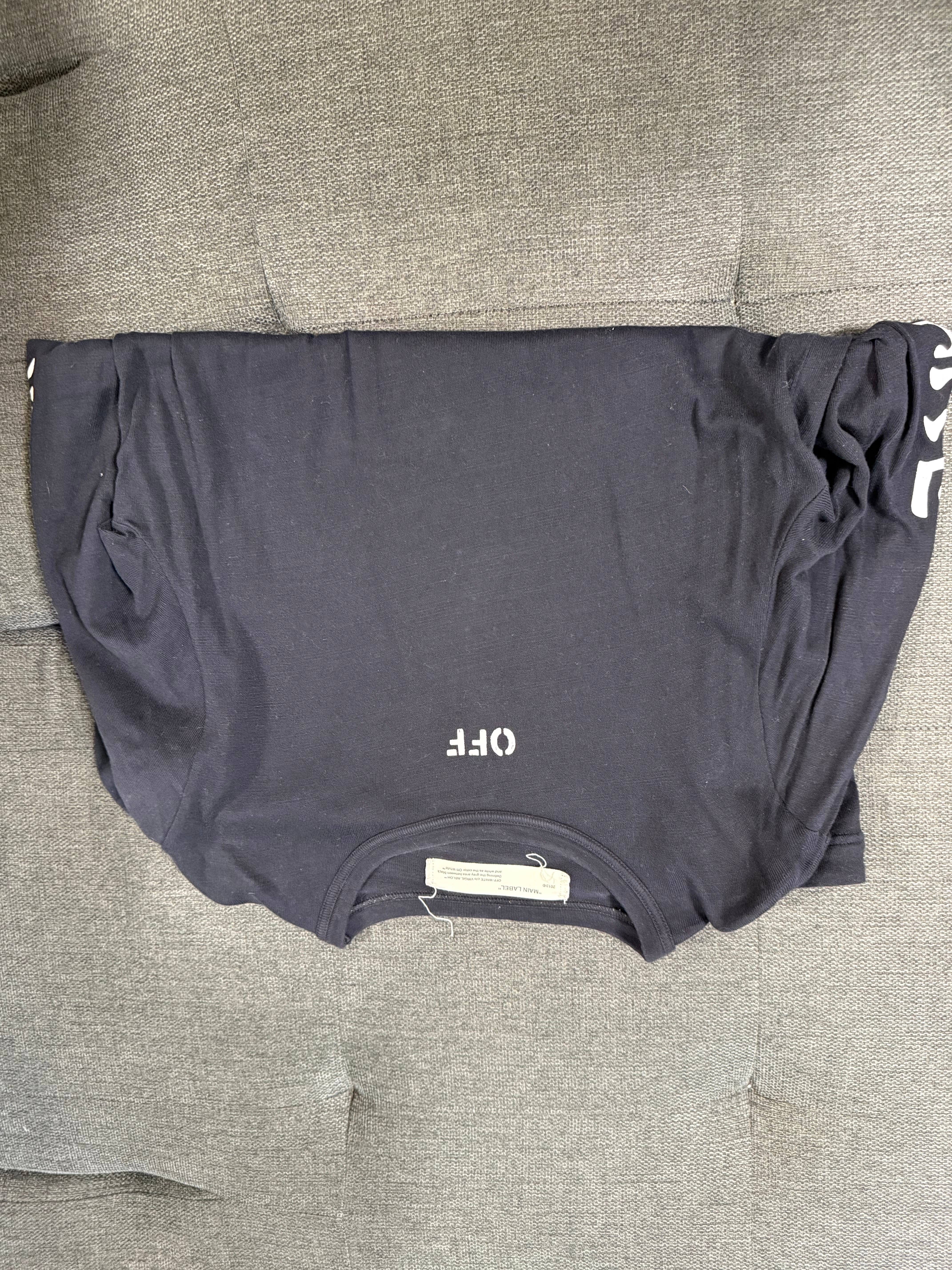 Off-White Dripping Arrows Longsleeve Tee "White"