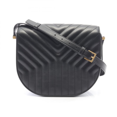 サンローランパリ SAINT LAURENT PARIS JOAN ショルダーバッグ バッグ レザー レディース ブラック系 579583 【中古】