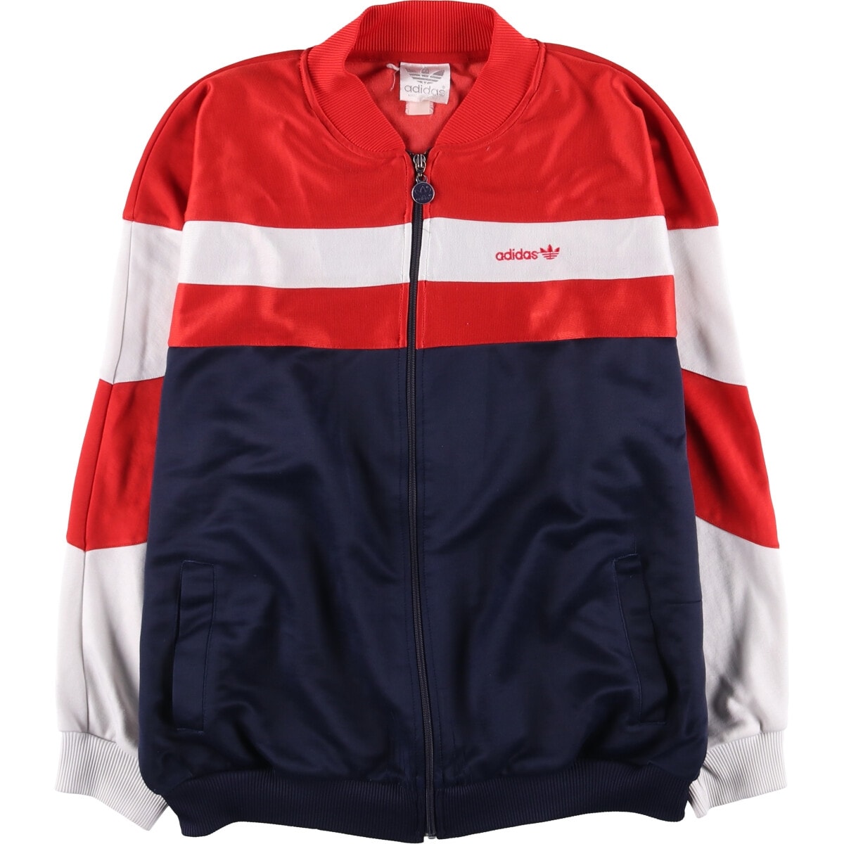 古着 80年代 アディダス adidas ジャージ トラックジャケット メンズXL相当 ヴィンテージ/eaa536836
