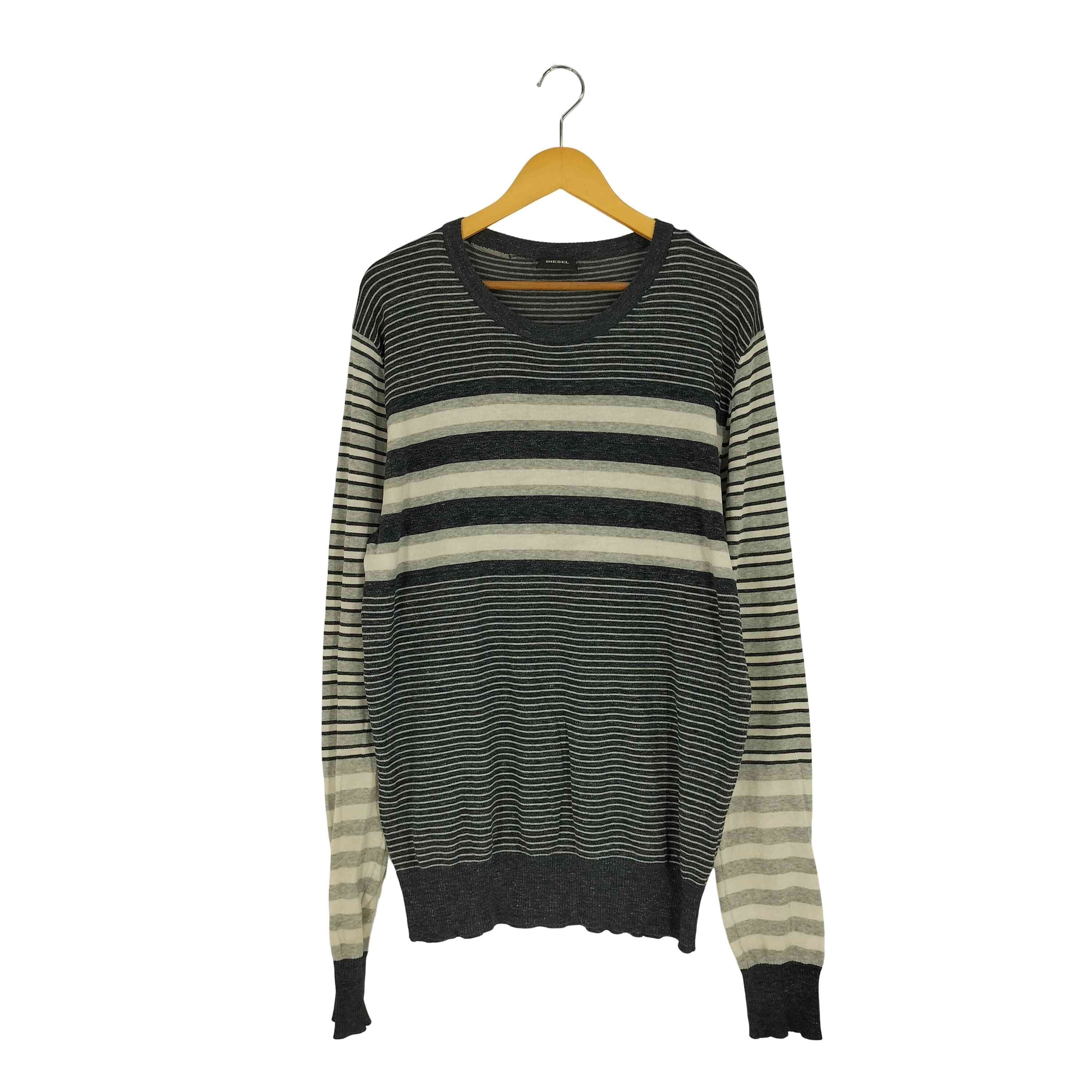 ボーダーロングニット【1139866215613】