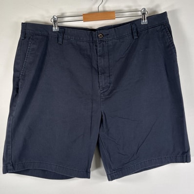 古着 ノーティカ NAUTICA ショートパンツ チノショーツ ワンポイントロゴ刺繍 大きいサイズ チノパン ハーフパンツ w44 ネイビー メンズ